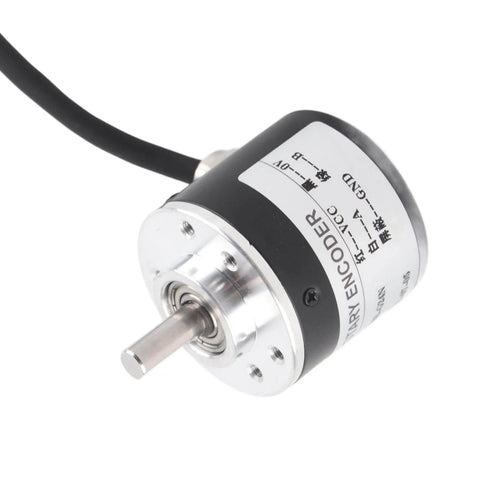Compact 600 PR Incremental Rotary Encoder For Industrial Automation, Mini Size, 5V To 24V DC, AB Two Phase Output, 6mm Shaft