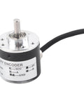 Compact 600 PR Incremental Rotary Encoder For Industrial Automation, Mini Size, 5V To 24V DC, AB Two Phase Output, front view