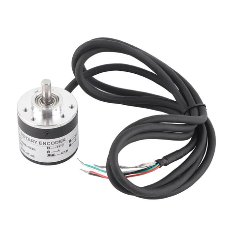 Compact 600 PR Incremental Rotary Encoder For Industrial Automation, Mini Size, 5V To 24V DC, AB Two Phase Output, 6mm Shaft