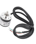 Compact 600 PR Incremental Rotary Encoder for industrial automation, mini size, AB two phase output, 6mm shaft with wires