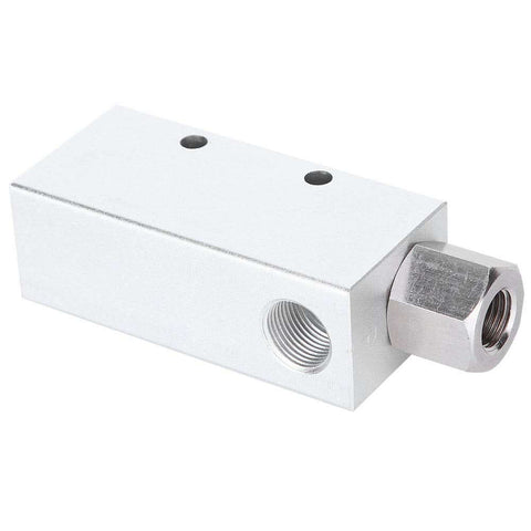 Compact Vacuum Generator For Pneumatic Systems CV 25HS Air Exhaust Ejector Venturi Vacuum Pump, aluminum block design for automation.