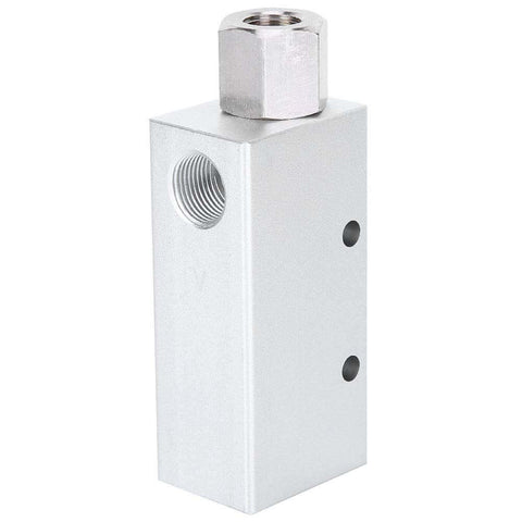 Compact Vacuum Generator For Pneumatic Systems CV 25HS, aluminum alloy, side view showing precision threads.