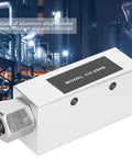 Compact Vacuum Generator For Pneumatic Systems CV 25HS Air Exhaust Ejector Venturi Vacuum Pump in aluminum, industrial background