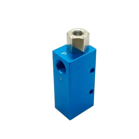 Blue Vacuum Generator Air Ejector for Rapid Airflow Control with Adjustable Pneumatic Pressure and Negative Valve, compact design