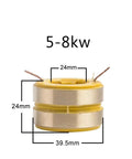 Copper Ring Slip Ring Kit For Generators With Collector Ring And Conductive Carbon Brush Holder Assembly, 5-8KW size view