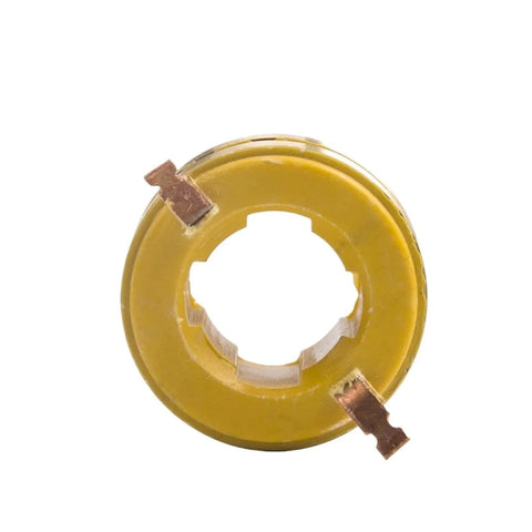 Copper Ring Slip Ring For Generators With Collector Ring And Conductive Carbon Brush Holder Assembly, Front View