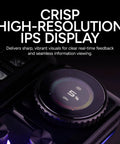 MasterHUB Encoder Dial With Crisp IPS Display For Creative Pros showing high-resolution display and real-time feedback.