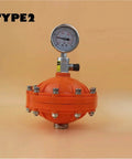 Half Inch 0.35L Diaphragm Type Damper With DN15 Buffer Fittings For Metering Pump Valve 20mm Port 1.6 MPa