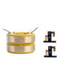 Industrial Grade Generator Slip Ring Copper Ring Collector for Diesel Generators, Conductive Carbon Brush Holder Assembly