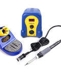 FX888DX-010BY Digital Soldering Station with rotary encoder, blue yellow housing, 120V NA version, iron included, temperature control display
