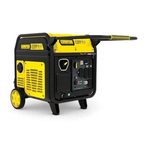 11,000 Watt Electric Start Dual Fuel Portable Inverter Generator With Quiet Technology And CO Shield, front view