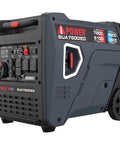 Dual Fuel Portable Inverter Generator With Electric Start, 7,600 Starting Watts And 6,100 Running Watts On Gas, side view