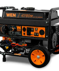 Dual Fuel Portable Generator With 4750 Surge Watts And 3800 Running Watts, 120V And 240V Output, Wheel Kit, Electric Start