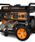 Dual Fuel Portable Generator With Electric Start and Wheel Kit, 11,000-Watt Gasoline Peak Power Or 9,500-Watt Propane Peak, shown