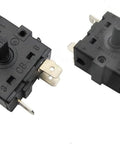 Rotary Encoder Switch 5 Pin 3 Position 2 Position Selector for Appliances AC 250V 16A black plastic with visible pins