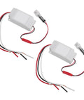 Auto Dusk To Dawn Photoelectric Sensor Light Switch 110V To 240V AC IP33 Outdoor street light controllers with wires, 2-pack