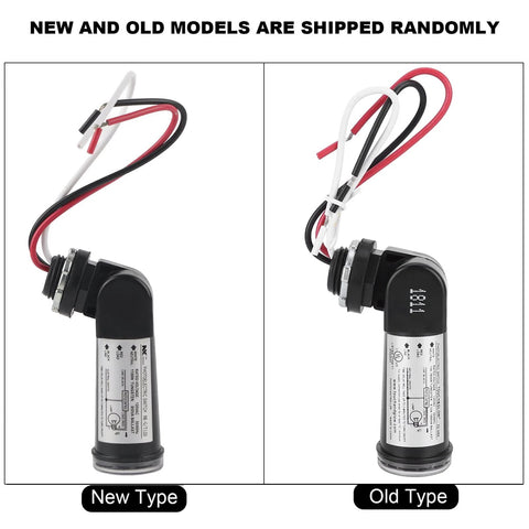 New vs old Dusk To Dawn Photoelectric Switch With Light Sensor For Outdoor Lighting