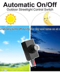 Image of 3-Pack Dusk To Dawn Outdoor Lighting Sensor for automatic day-night control with 100-277V weatherproof photocell switch.