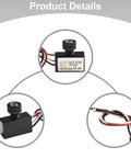 Close-up of Dusk To Dawn Photocell Sensor Light Switch For Outdoor Lighting Waterproof IP65 with wiring details, ideal for energy saving.