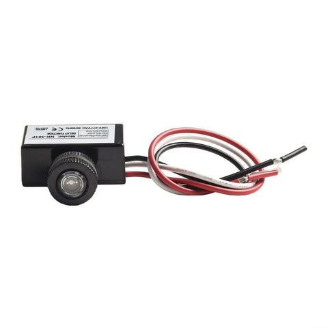 Dusk To Dawn Photocell Sensor Light Switch For Outdoor Lighting Waterproof IP65, compact design with wires for street or barn lights