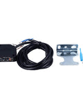 Dusk To Dawn Photoelectric Beam Sensor With Diffuse Infrared Proximity Switch, includes wiring, mounting bracket, and screws