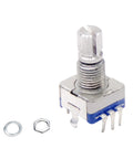 10 Pack EC11 Rotary Encoder 360 Degree Code Switch With 7 Pins 15mm Shaft 5V DC 20 Pulse Per Revolution for DIY projects