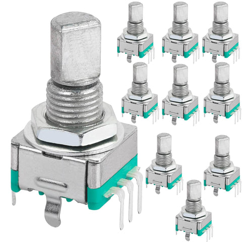 4 Step Encoder Switch EC11 Rotary Encoder Pack: Compact & Durable