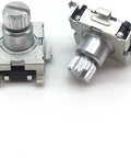 Two Pack EC11 Rotary Encoder With 30 Position Code Switch And Push Button SMD Type 5 Pin 9.5mm Plum Shaft
