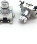 Two Pack EC11 Rotary Encoder With 30 Position Code Switch And Push Button SMD Type 5 Pin 9.5mm Plum Shaft