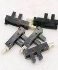 Stack of One Piece Replacement Photoelectric Switch Sensor EE-SX4009-P1 for industrial automation on white surface