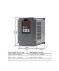 Frequency drive for Beefy ER11 Spindle Motor For CNC Mills And Routers, 110V And 220V dual power, detailed specifications shown