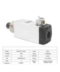ER25 Square Air Cooled Spindle Kit 220V 2.2kW With 0.01mm Runout Ceramic Bearings And Frequency Drive