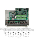ER25 Air Cooled CNC Spindle With 3.5KW Motor Four Bearings And Ceramic Ball Bearings Plus 3.7KW VFD Inverter 380V wiring diagram