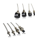 No Contact Eddy Current Displacement Sensor With 1mm And 2mm Stroke, stainless steel analog inductive transducer, multiple sizes