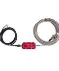 Non-Contact Eddy Current Displacement Sensor ML33-B-A, 1mm Range, stainless steel body, digital output, coiled cable view