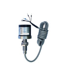 Integrated Eddy Current Displacement Sensor ML33Y 25mm with cable, stainless steel for industrial equipment.