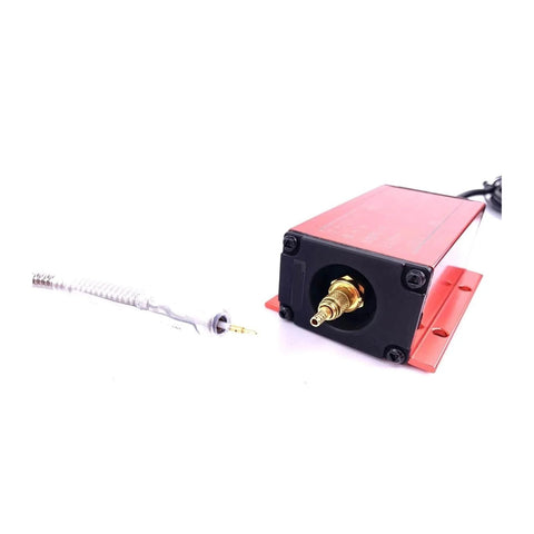 Non Contact Eddy Current Displacement Sensor With 50mm Range ML33A50mm Digital Current Sensor brass connector stainless steel housing