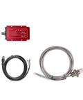 ML33-A-12.5 Eddy Current Displacement Sensor With Low Signal Loss, stainless steel body, cable and connector for industrial automation.