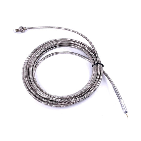 Coiled cable of Eddy Current Displacement Sensor ML33 A V2 25mm Non Contact Digital Sensor, stainless steel build, industrial use