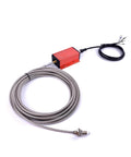 Eddy Current Displacement Sensor ML33 A V2 25mm Non Contact Digital Sensor for Precise Measurements, stainless steel cable view
