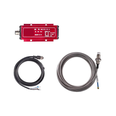 Non Contact Eddy Current Displacement Sensor ML33 B 5mm Split Type Probe, stainless steel body, durable for industrial measurements