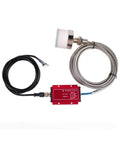 Next Gen Eddy Current Displacement Sensor ML33 A 12.5 Stroke with stainless steel body and cables, for industrial measurements