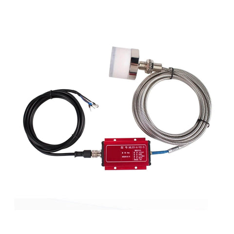 Next Gen Eddy Current Displacement Sensor ML33 A 12.5 Stroke with stainless steel body and cables, for industrial measurements