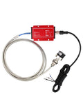 Non Contact 50mm Eddy Current Displacement Sensor For Precise Linear Positioning And Shaft Measurement, Stainless Steel Body, 24V ML33 50mm V1