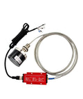 Non Contact 50mm Eddy Current Displacement Sensor For Precise Linear Positioning And Shaft Measurement, Stainless Steel Body