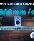 Eddy Current Scanning Module Kit For SV08 3D Printer, Klipper Ready, displaying ultra-fast 400mm/s heatbed scanning on metal platform.