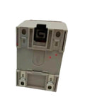 Front view of Eddy Current Displacement Sensor Amplifier Unit for non-contact distance measurement in industrial settings.