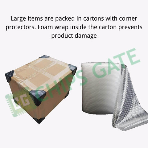 Cardboard box with corner protectors and foam wrap, Digital Eddy Current Displacement Sensor Controller Unit For Precision Measurement
