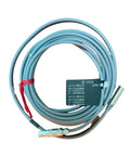 Eddy Current Digital Displacement Sensor GP X5SE with cable, designed for no contact distance sensing and industrial precision metal tracking.