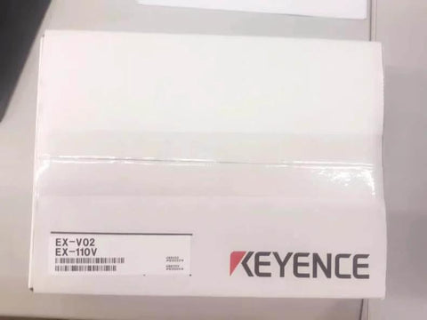Box of Keyence Eddy Current Sensor EX-V02 and EX-110V Pro-Grade Non-Contact Measurement Tool for Precision Gap and Deflection Tracking